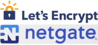 Netgate and Let’s Encrypt logos